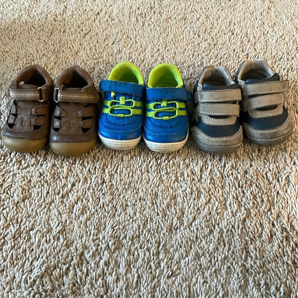 Lot of 3 Stride Rite baby shoes